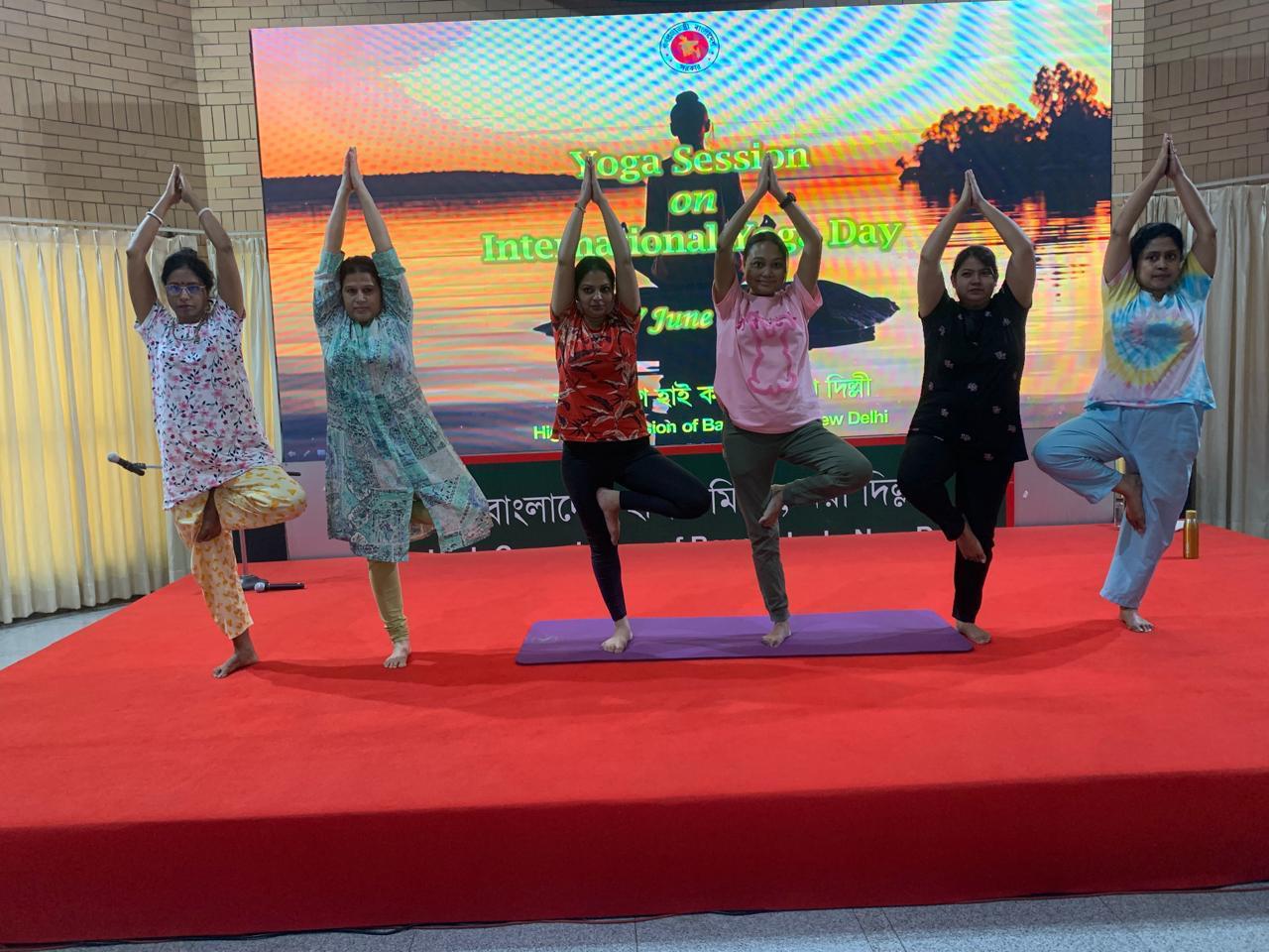 Child in tree pose