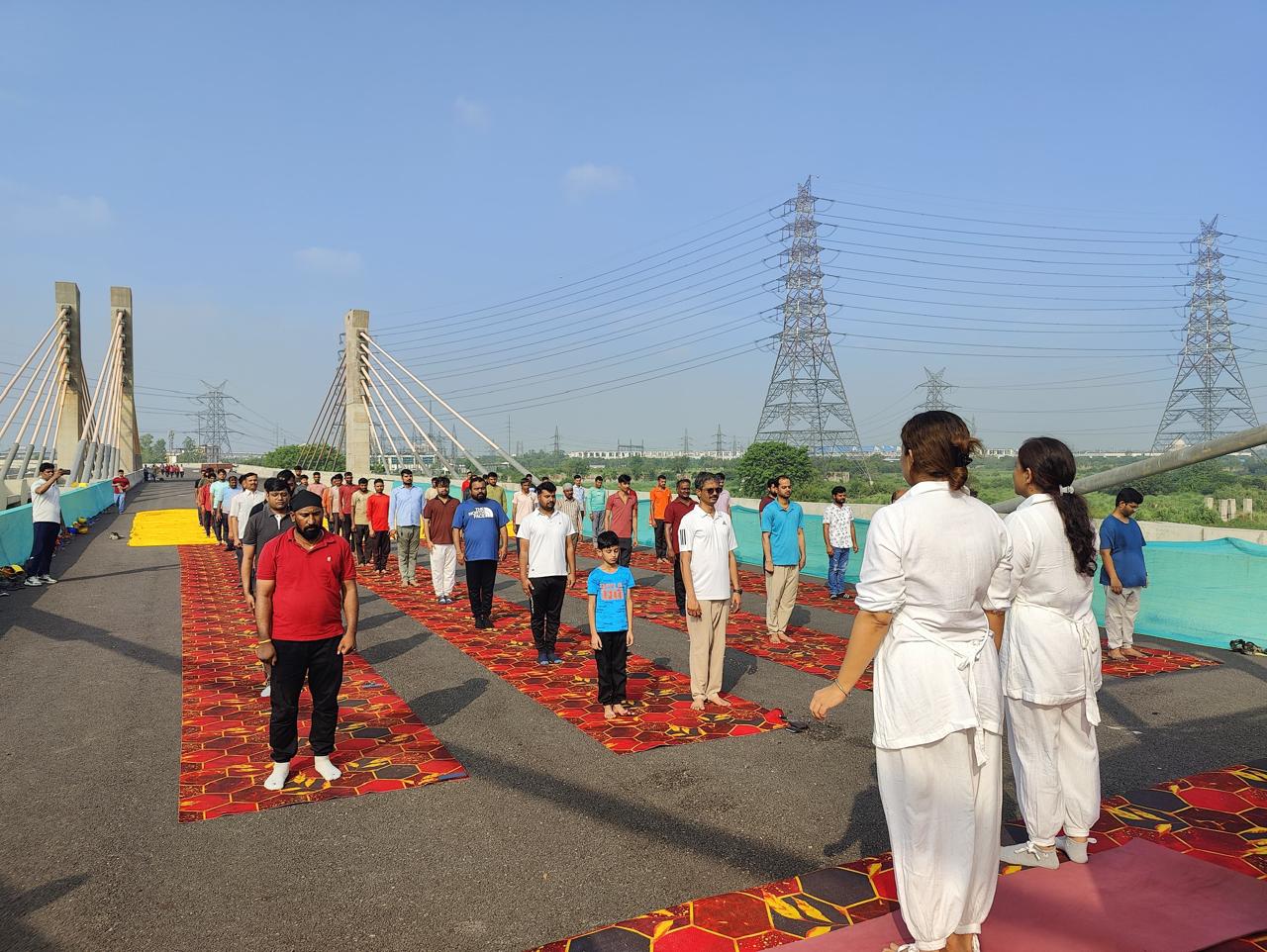 Kids yoga group session