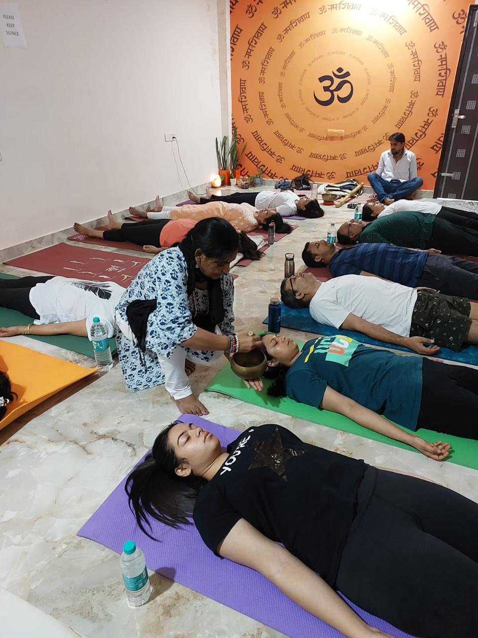 Kids yoga group session